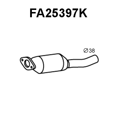 Catalytic Converter (FA25397K)