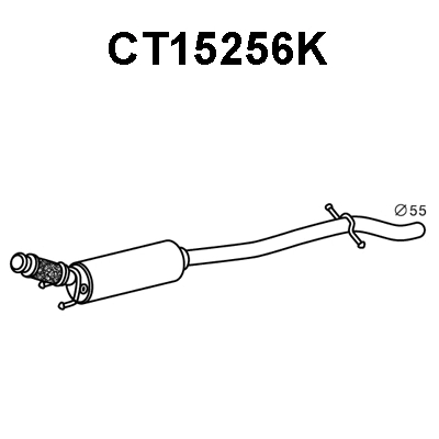 Catalytic Converter (CT15256K)