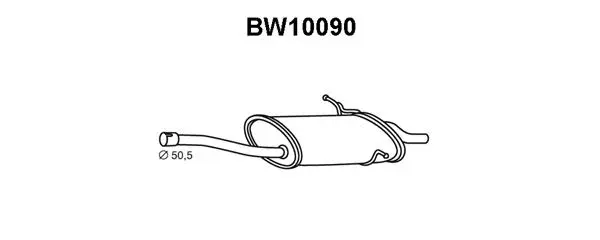 Rear Muffler (BW10090)