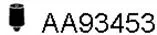 Rubber Strip, exhaust system (AA93453)
