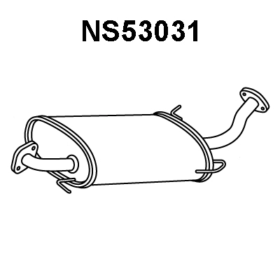 Front Muffler (NS53031)