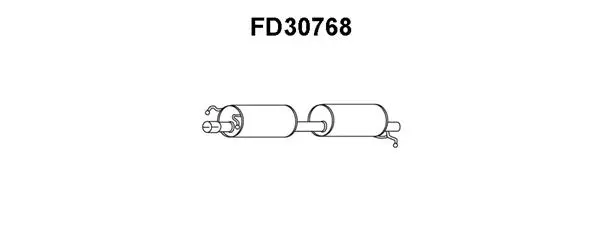 Rear Muffler (FD30768)