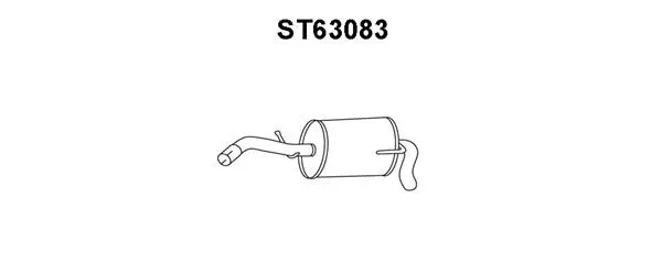 Rear Muffler (ST63083)