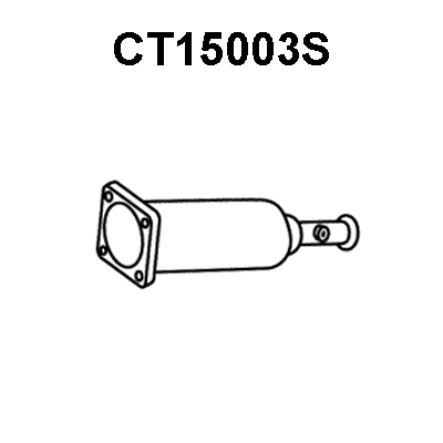Soot/Particulate Filter, exhaust system (CT15003S)