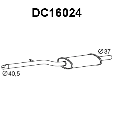 Front Muffler (DC16024)