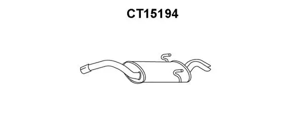 Rear Muffler (CT15194)