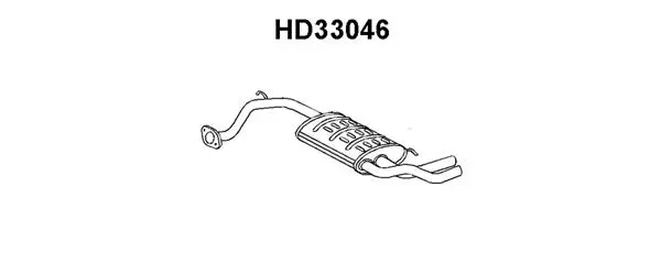 Rear Muffler (HD33046)