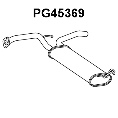 Rear Muffler (PG45369)