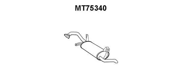 Rear Muffler (MT75340)