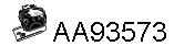 Rubber Strip, exhaust system (AA93573)