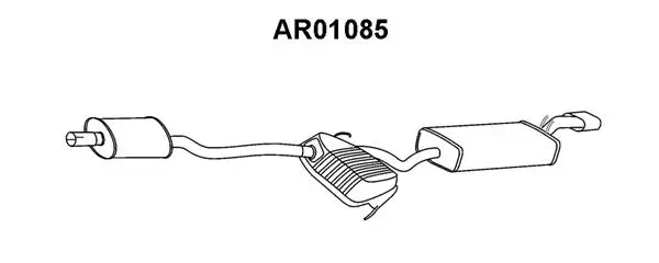 Rear Muffler (AR01085)