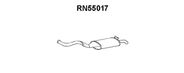 Rear Muffler (RN55017)