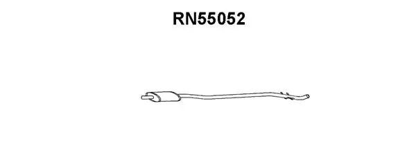 Centre Muffler (RN55052)
