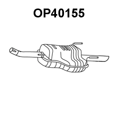 Rear Muffler (OP40155)