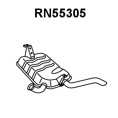 Rear Muffler (RN55305)