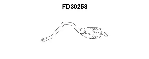 Rear Muffler (FD30258)