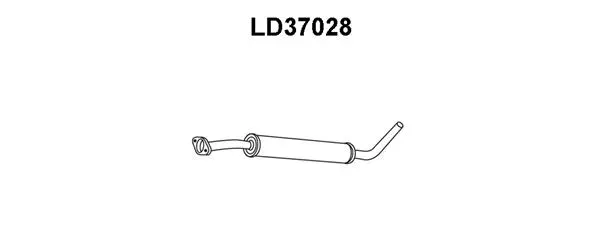 Front Muffler (LD37028)