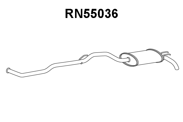 Rear Muffler (RN55036)