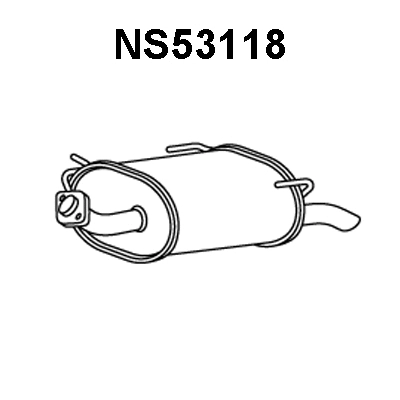 Rear Muffler (NS53118)