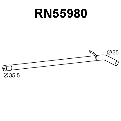 Exhaust Pipe (RN55980)