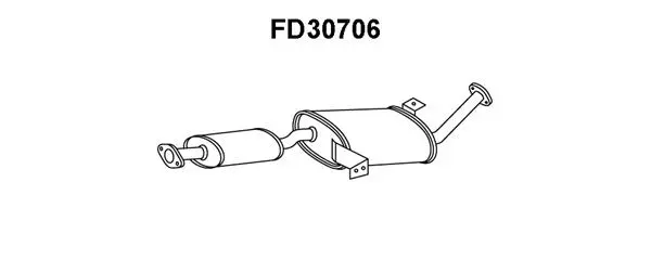 Front Muffler (FD30706)