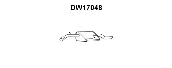 Rear Muffler (DW17048)