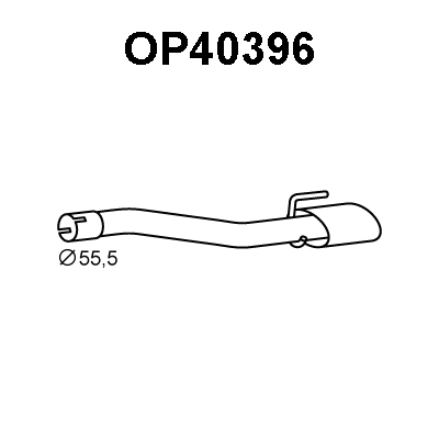 Exhaust Pipe (OP40396)