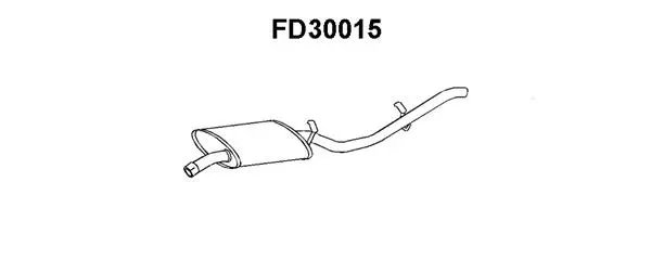Rear Muffler (FD30015)
