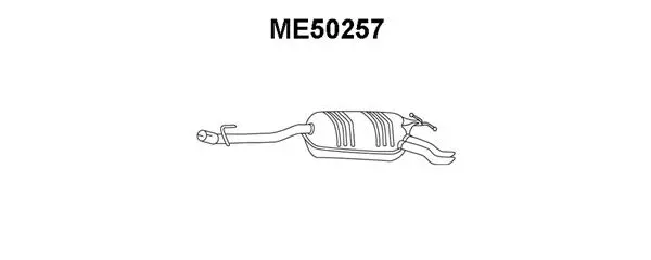 Rear Muffler (ME50257)
