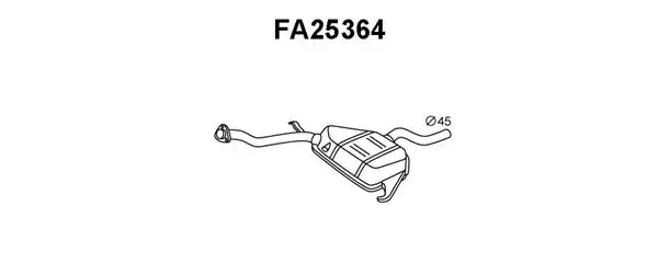 Front Muffler (FA25364)