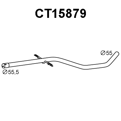 Exhaust Pipe (CT15879)