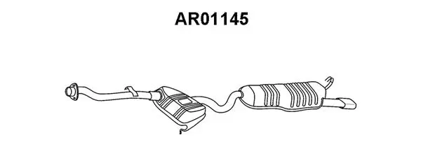 Rear Muffler (AR01145)
