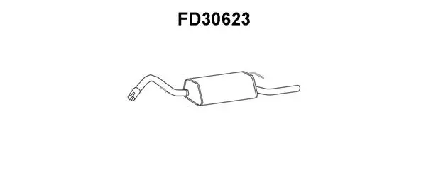 Rear Muffler (FD30623)