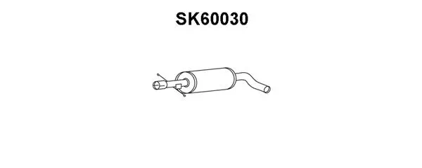 Front Muffler (SK60030)