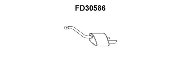 Rear Muffler (FD30586)