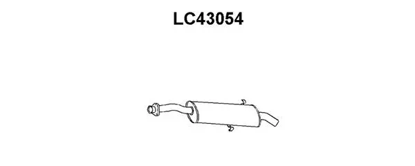 Rear Muffler (LC43054)