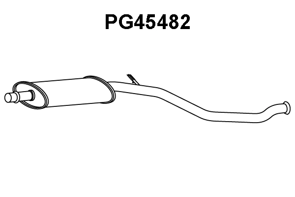 Front Muffler (PG45482)