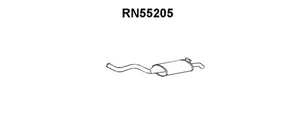 Rear Muffler (RN55205)