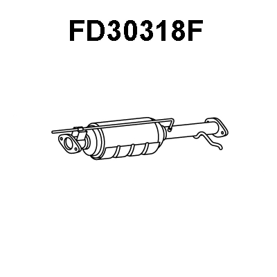 Soot/Particulate Filter, exhaust system (FD30318F)
