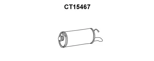 Rear Muffler (CT15467)