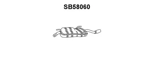 Rear Muffler (SB58060)