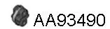 Rubber Strip, exhaust system (AA93490)