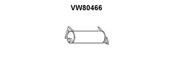 Centre Muffler (VW80466)