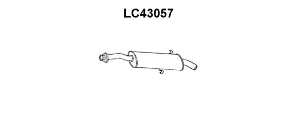 Rear Muffler (LC43057)