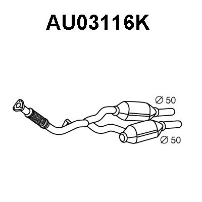 Catalytic Converter (AU03116K)
