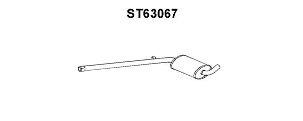 Centre Muffler (ST63067)