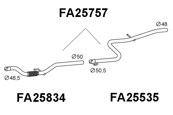 Exhaust Pipe (FA25757)