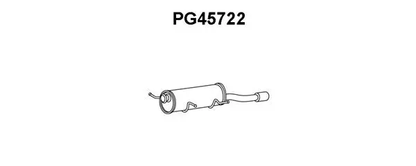 Rear Muffler (PG45722)
