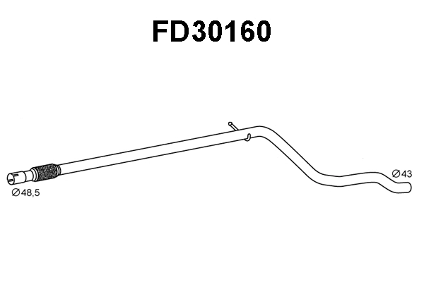 Exhaust Pipe (FD30160)