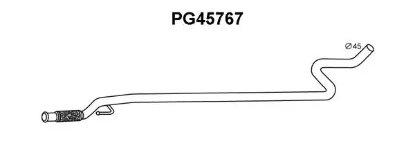 Exhaust Pipe (PG45767)